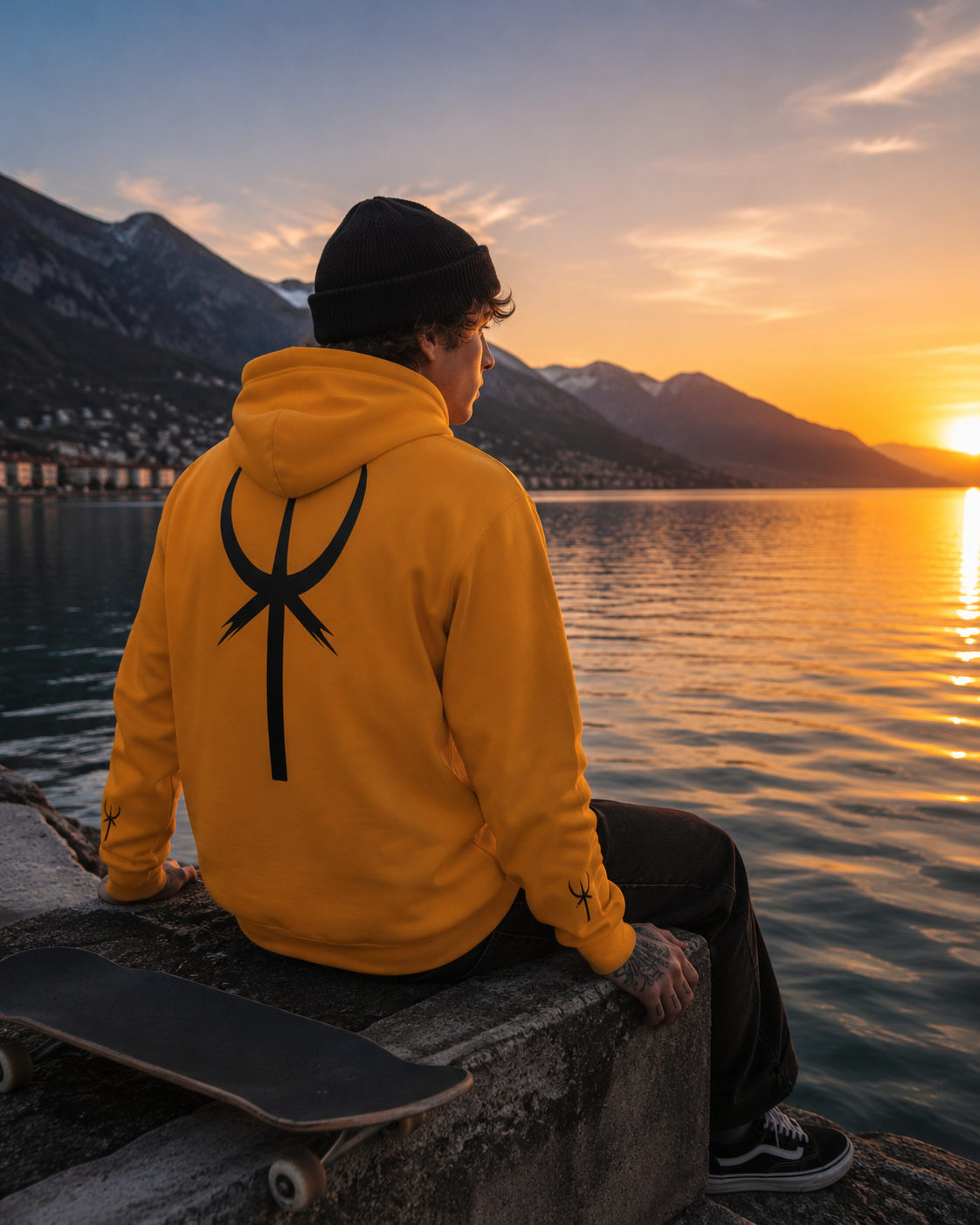 Hoodie Rising Sun— Mirror of Souls Embroidered