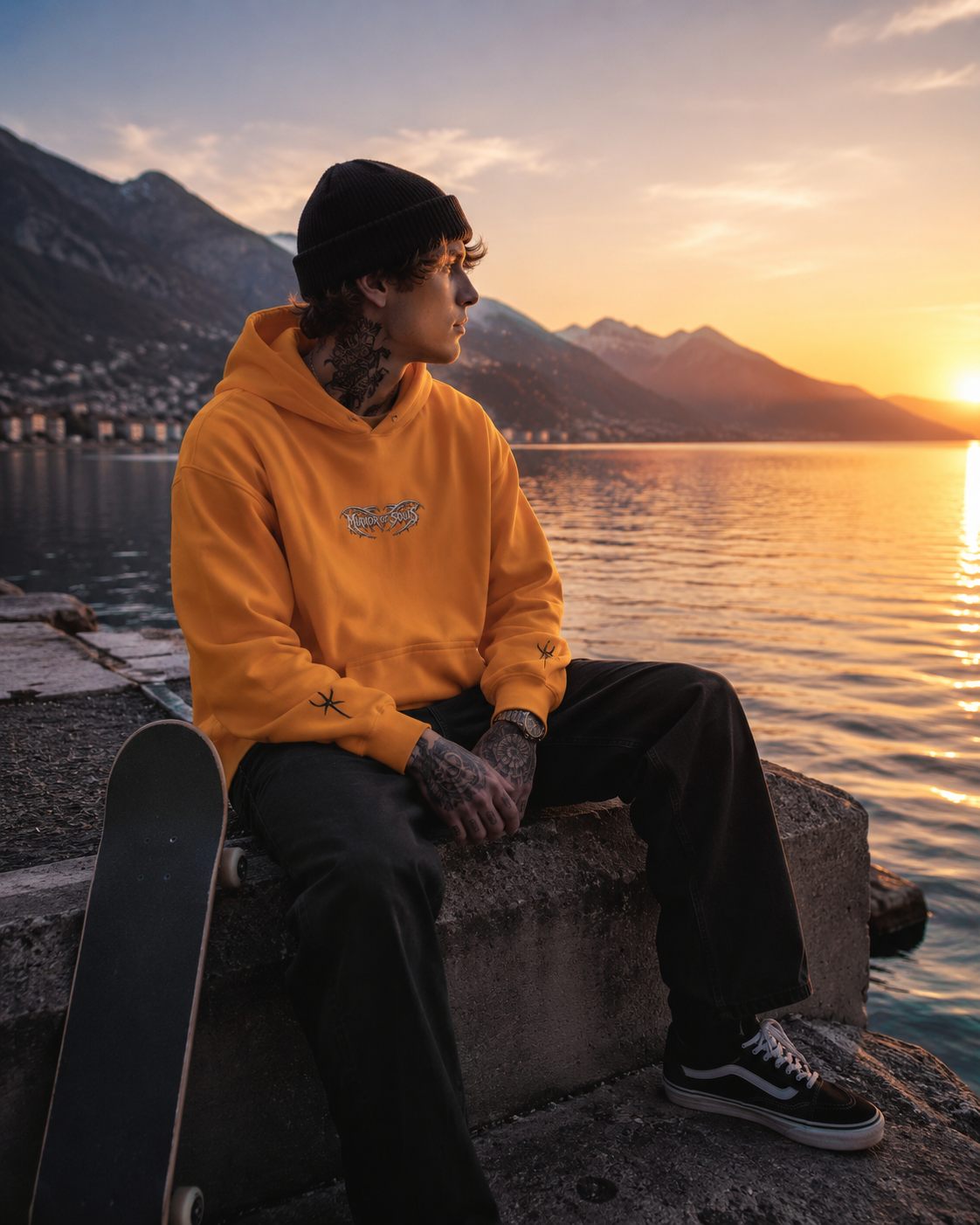 Hoodie Rising Sun— Mirror of Souls Embroidered